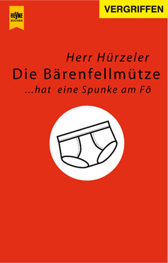 Die Bärenfellmütze hat eine Spunke am Fö